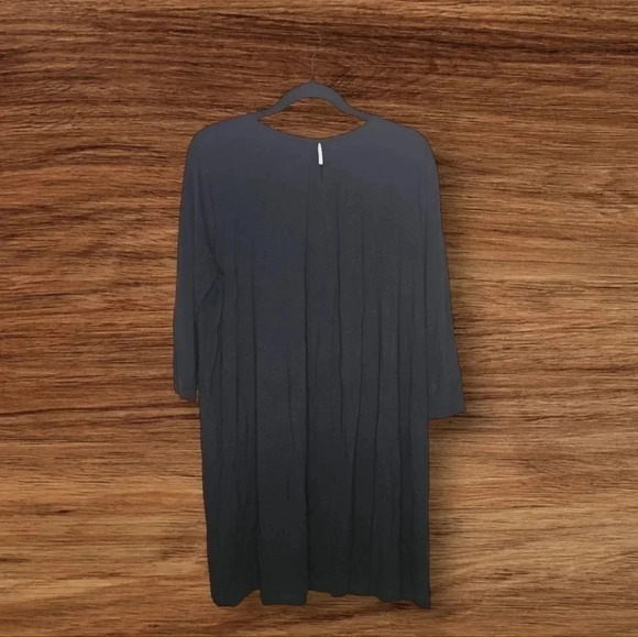 J. Jill Jersey Shift Dress‎ - Wearever Collection - Size Large Petite - Black - Picture 2 of 3